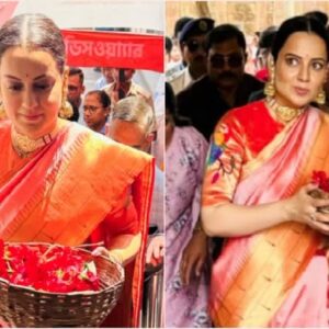 কলকাতায় পা দিয়েই হুঙ্কার কঙ্গনার! কালীঘাটে পুজো দিয়ে বললেন, ‘এবার সাফ হয়ে যাবেন মমতা’