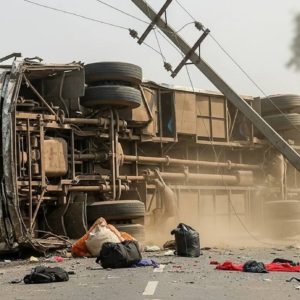 বিয়ের আনন্দ নিমেষেই শোকে! হাপুরে ভয়াবহ দুর্ঘটনায় পিষে গেল ৬ প্রাণ