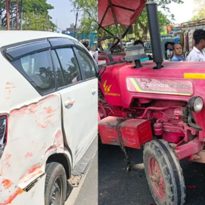 ভোটের মুখে ফের মন্ত্রীর নিরাপত্তায় বড়সড় গলদ! বহরমপুরে শান্তনু ঠাকুরের কনভয়ে দুর্ঘটনায় তীব্র উত্তেজনা! ভোটের মুখে ফের মন্ত্রীর নিরাপত্তায় বড়সড় গলদ! বহরমপুরে শান্তনু ঠাকুরের কনভয়ে দুর্ঘটনায় তীব্র উত্তেজনা!