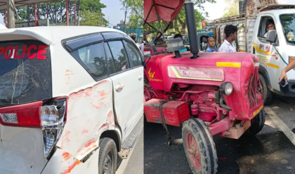 ভোটের মুখে ফের মন্ত্রীর নিরাপত্তায় বড়সড় গলদ! বহরমপুরে শান্তনু ঠাকুরের কনভয়ে দুর্ঘটনায় তীব্র উত্তেজনা! ভোটের মুখে ফের মন্ত্রীর নিরাপত্তায় বড়সড় গলদ! বহরমপুরে শান্তনু ঠাকুরের কনভয়ে দুর্ঘটনায় তীব্র উত্তেজনা!