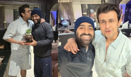 ১৫ বছরের অপেক্ষার অবসান! সোনুর ড্রয়িংরুমে অরিজিৎ; দুই মহাতারকার সাক্ষাতে তোলপাড় নেটপাড়া