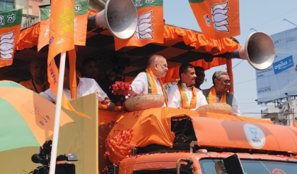 হাজরা থেকে আলিপুর গেরুয়া প্লাবন! শাহ-শুভেন্দুর মেগা রোড শো ঘিরে তুঙ্গে উত্তেজনা