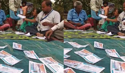 সরকারি স্লিপের সঙ্গে তৃণমূলের প্রচার! ভোটারদের বাড়ি বাড়ি গিয়ে বিএলও-র ‘কীর্তি’ ফাঁাস