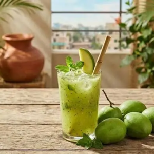 তপ্ত দুপুরে এক গ্লাস অমৃত! মাত্র ৫ মিনিটে বানিয়ে নিন কাঁচা আমের প্রাণজুড়ানো শরবত