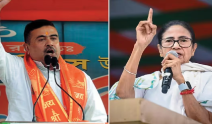 ‘নন্দীগ্রামে আসার সাহস নেই পিসিমণির!’ প্রথম দফার ৫ দিন আগে হাইভোল্টেজ মেজাজে শুভেন্দু