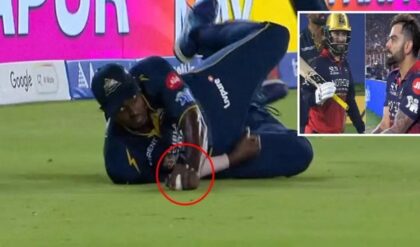 বল মাটিতে ছুঁলেও কেন আউট? পাতিদারের বিতর্কিত আউটে ফুটছে আরসিবি শিবির