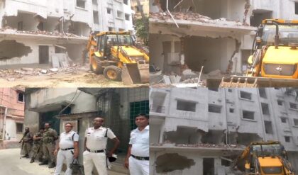 বেলেঘাটা, কসবা ও তিলজলায় বুলডোজার, অবৈধ নির্মাণের বিরুদ্ধে পুরসভার সাঁড়াশি অভিযান