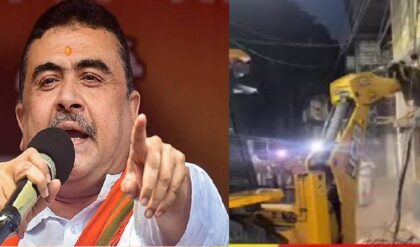 ‘এটা ইউপি নয়, বাংলা!’ শুভেন্দুর হুঁশিয়ারি কি তবে সত্যি হচ্ছে? খাস কলকাতায় বড় ভাঙচুর শুরু।