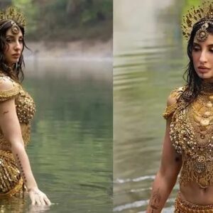 নোরার শরীরে পোশাকের বদলে শুধুই সোনার গয়না? আগুনের মতো ভাইরাল নতুন লুক!