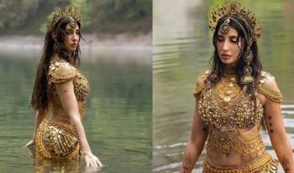 নোরার শরীরে পোশাকের বদলে শুধুই সোনার গয়না? আগুনের মতো ভাইরাল নতুন লুক!