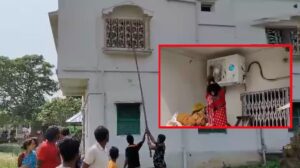 রেহাই পেল না জানলা-এসিও! দুর্নীতি নিয়ে তৃণমূল নেতার বাড়ি ভাঙচুর ক্ষুব্ধ জনতার, নামল পুলিশ