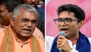 ‘বুলডোজার সব জায়গায় পৌঁছতে পারে’-রাজনৈতিক উত্তাপ বাড়ালেন মন্ত্রী দিলীপ ঘোষ