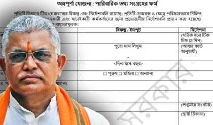 অন্নপূর্ণা ভাণ্ডারের ১২ পাতার ফর্ম এত জটিল কেন? জবাবে যা বললেন মন্ত্রী দিলীপ ঘোষ