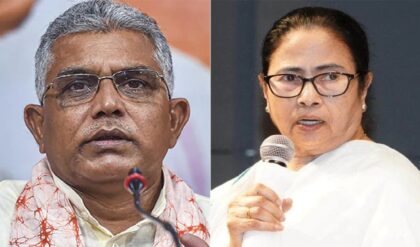 “মমতার বিরুদ্ধে FIR-এর দাবি!”-রাজ্য রাজনীতিতে উত্তাপ বাড়ালেন মন্ত্রী দিলীপ ঘোষ “মমতার বিরুদ্ধে FIR-এর দাবি!”-রাজ্য রাজনীতিতে উত্তাপ বাড়ালেন মন্ত্রী দিলীপ ঘোষ