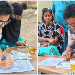 ‘রানাদা’র মানবিক মুখ-১২ পাতার ফর্মের জটিলতায় মহিলাদের ত্রাতা CPIM-বিধায়ক