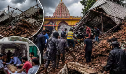 পুজো দিতে এসে শ্মশানপুরী মন্দির! ঝড়ে হুড়মুড়িয়ে ভেঙে পড়ল দেওয়াল, রক্তে ভিজল মহারাষ্ট্রের সাংলি