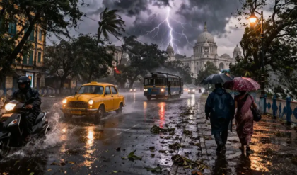 ঘূর্ণাবর্তের জোড়া ফলায় ভাসবে রাজ্য! আজ রাজ্যের কোন কোন জেলায় জারি লাল সংকেত? ঘূর্ণাবর্তের জোড়া ফলায় ভাসবে রাজ্য! আজ রাজ্যের কোন কোন জেলায় জারি লাল সংকেত?