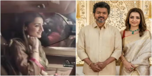 বিজয়-তৃষার ‘ডাবল সেলিব্রেশন’! অভিনেতার বাড়ির বারান্দায় ৪৩-এর তৃষা, জল্পনা তুঙ্গে