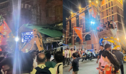 ভয়াবহ তাণ্ডব কলকাতায়! নিউ মার্কেটে বুলডোজার নিয়ে আছড়ে পড়ল গেরুয়া বাহিনী?