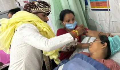 আইসিইউতে সিঁদুরদান! বিয়ের দিনই বাইক থেকে পড়ে অচেতন কনে, হাসপাতালের দৃশ্য দেখে চোখে জল নেটিজেনদের!