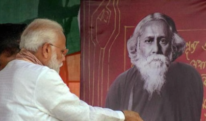 তিলোত্তমায় মোদী-শুভেন্দু যুগলবন্দি, কবিগুরুর চরণে প্রণাম সেরে নতুন ‘সোনার বাংলা’র পথে কি পা বাড়াল বিজেপি?
