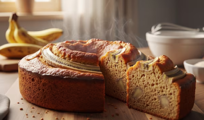 বাড়িতে ওভেন নেই? চিন্তা নেই! কড়াইতেই বানান বেকারির মতো তুলতুলে নরম কলার কেক!
