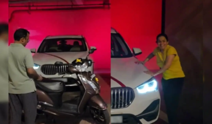 স্কুটার কিনতে গিয়ে দামী BMW! মধ্যবিত্ত ছেলের সারপ্রাইজে চোখের জল ধরে রাখতে পারলেন না মা-বাবা