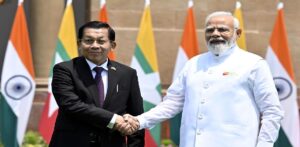 ভারতের সাথে সম্পর্ক মজবুত করতে মরিয়া মায়ানমার! দিল্লিতে পৌঁছালেন প্রেসিডেন্ট হ্লাইং