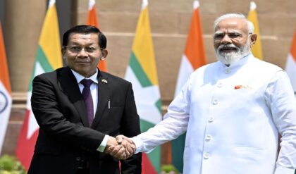 ভারতের সাথে সম্পর্ক মজবুত করতে মরিয়া মায়ানমার! দিল্লিতে পৌঁছালেন প্রেসিডেন্ট হ্লাইং
