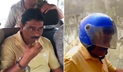 TMC-নেতাদের দিকে ইট-ডিম ছুড়ছে জনতা! সুরক্ষায় ‘হেলমেট-বর্ম’ কি নতুন ট্রেন্ড?
