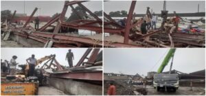 তারাতলায় ভয়াবহ বিপর্যয়: ধ্বংসস্তূপে আটকে অন্তত ১৫, যুদ্ধকালীন তৎপরতায় অক্সিজেন ও জল পৌঁছে দিচ্ছে সেনা