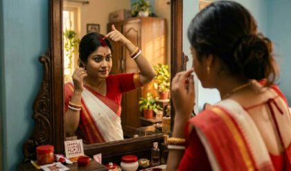 সিঁদুর পরার সঠিক নিয়ম কী? রিং ফিঙ্গার না মিডল ফিঙ্গার—শাস্ত্র কী বলছে? সিঁদুর পরার সঠিক নিয়ম কী? রিং ফিঙ্গার না মিডল ফিঙ্গার—শাস্ত্র কী বলছে?