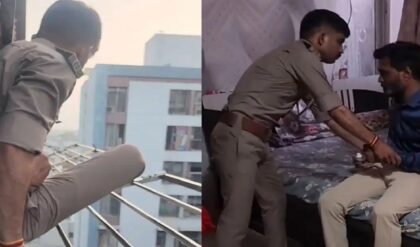 সপ্তম তলার বারান্দায় জীবনের ঝুঁকি! বিষক্রিয়ায় আক্রান্ত যুবককে বাঁচাতে ‘দেবদূত’ সুরাট পুলিশ সপ্তম তলার বারান্দায় জীবনের ঝুঁকি! বিষক্রিয়ায় আক্রান্ত যুবককে বাঁচাতে ‘দেবদূত’ সুরাট পুলিশ