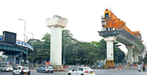ছুটির দিনে চিংড়িহাটা উড়ালপুলে বিপত্তি, মেট্রোর কাজের জন্য কোন রুটে চলবে গাড়ি?