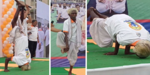 একশো পেরোনো ‘যুবক’! আন্তর্জাতিক যোগ দিবসে পুরুলিয়ার প্রবীণকে দেখে অবাক খোদ প্রশাসন