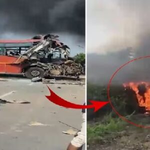 OMG! দুই বাসের মুখোমুখি সংঘর্ষে জ্বলে উঠল বাস, বাসের ভেতর জীবন্ত দগ্ধ যাত্রীরা! OMG! দুই বাসের মুখোমুখি সংঘর্ষে জ্বলে উঠল বাস, বাসের ভেতর জীবন্ত দগ্ধ যাত্রীরা!
