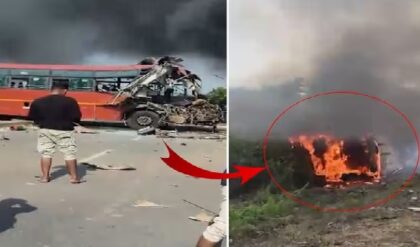 OMG! দুই বাসের মুখোমুখি সংঘর্ষে জ্বলে উঠল বাস, বাসের ভেতর জীবন্ত দগ্ধ যাত্রীরা! OMG! দুই বাসের মুখোমুখি সংঘর্ষে জ্বলে উঠল বাস, বাসের ভেতর জীবন্ত দগ্ধ যাত্রীরা!