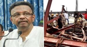 ‘আমি ইঞ্জিনিয়ারিং পড়িনি’, তারাতলা বিপর্যয়ে দায় এড়ালেন ফিরহাদ হাকিম; প্রশ্ন তুলছেন স্থানীয়রা।
