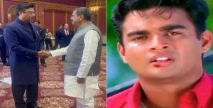 নিট বিতর্কের মাঝেই শিক্ষামন্ত্রীর সঙ্গে হাসিমুখে আর. মাধবন! নেটপাড়ায় সমালোচনার ঝড়