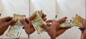 ৫০০ টাকার নোট গোনার আজব কায়দা! ভিডিও ভাইরাল হতেই নেটপাড়ায় চরম বিতর্ক