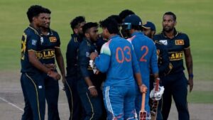 শ্রীলঙ্কার ক্রিকেটারের সঙ্গে ধাক্কাধাক্কি, কাঠগড়ায় আইপিএল তারকা বৈভব