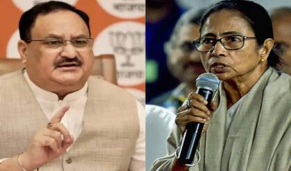 ‘যিনি বলেছিলেন হবে না, তাঁর অবস্থা দেখুন!’ আয়ুষ্মান ভারত ইস্যুতে মমতাকে লক্ষ্য করে তোপ নাড্ডার ‘যিনি বলেছিলেন হবে না, তাঁর অবস্থা দেখুন!’ আয়ুষ্মান ভারত ইস্যুতে মমতাকে লক্ষ্য করে তোপ নাড্ডার