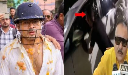 “অভিষেক থেকে মদন মিত্র”—কেন বারবার টার্গেট হচ্ছেন TMC নেতারা? ডিম কেন প্রতিবাদের প্রতীক হয়ে উঠল? “অভিষেক থেকে মদন মিত্র”—কেন বারবার টার্গেট হচ্ছেন TMC নেতারা? ডিম কেন প্রতিবাদের প্রতীক হয়ে উঠল?