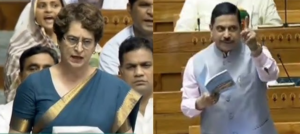 লোকসভায় তুঙ্গে প্রশ্নপত্র ফাঁস বিতর্ক! প্রিয়াঙ্কা গান্ধী ও শিক্ষামন্ত্রী প্রহ্লাদ জোশীর অগ্নিগর্ভ বাকযুদ্ধে উত্তাল সংসদ
