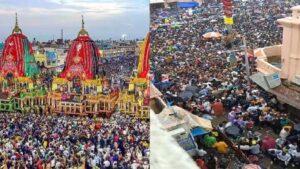 পুরীর রথযাত্রায় চরম বিশৃঙ্খলা! জনসমুদ্রে পদপিষ্ট শতাধিক, একাধিক মৃত্যুর আশঙ্কা