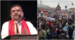 ‘বিদেশি শক্তির মদতে চলছে ষড়যন্ত্র!’—কোন ক্ষোভ থেকেই ধর্মতলায় তাণ্ডব? জানালেন শুভেন্দু