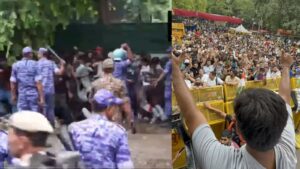 দিল্লিতে রণক্ষেত্র! সংসদ অভিযানে পুলিশের লাঠিচার্জ, বন্ধ ৫ মেট্রো স্টেশন