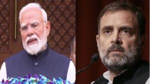 রাহুলকে ‘৫৬ বছরের যুবক’ বলে কটাক্ষ মোদীর, সংসদে নিশানা করলেন কৌশলে