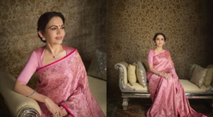 নীতা আম্বানির গোলাপি ‘তানচোই’ শাড়িতে মুগ্ধ নেটপাড়া! কেন এই শাড়ির দাম লাখ টাকা ছাড়ায়?