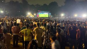 বিশ্বকাপ ফাইনাল ম্যাচ উপভোগে জেলায় জেলায় জায়ান্ট স্ক্রিন, বড় ঘোষণা রাজ্যের